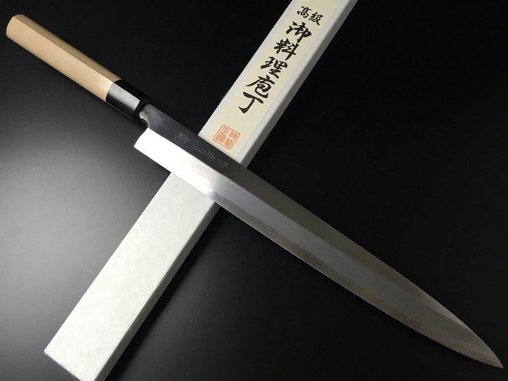 Amazon | 有次 包丁 柳刃 特製 330mm 日本製 白鋼2 築地 ARITSUGU